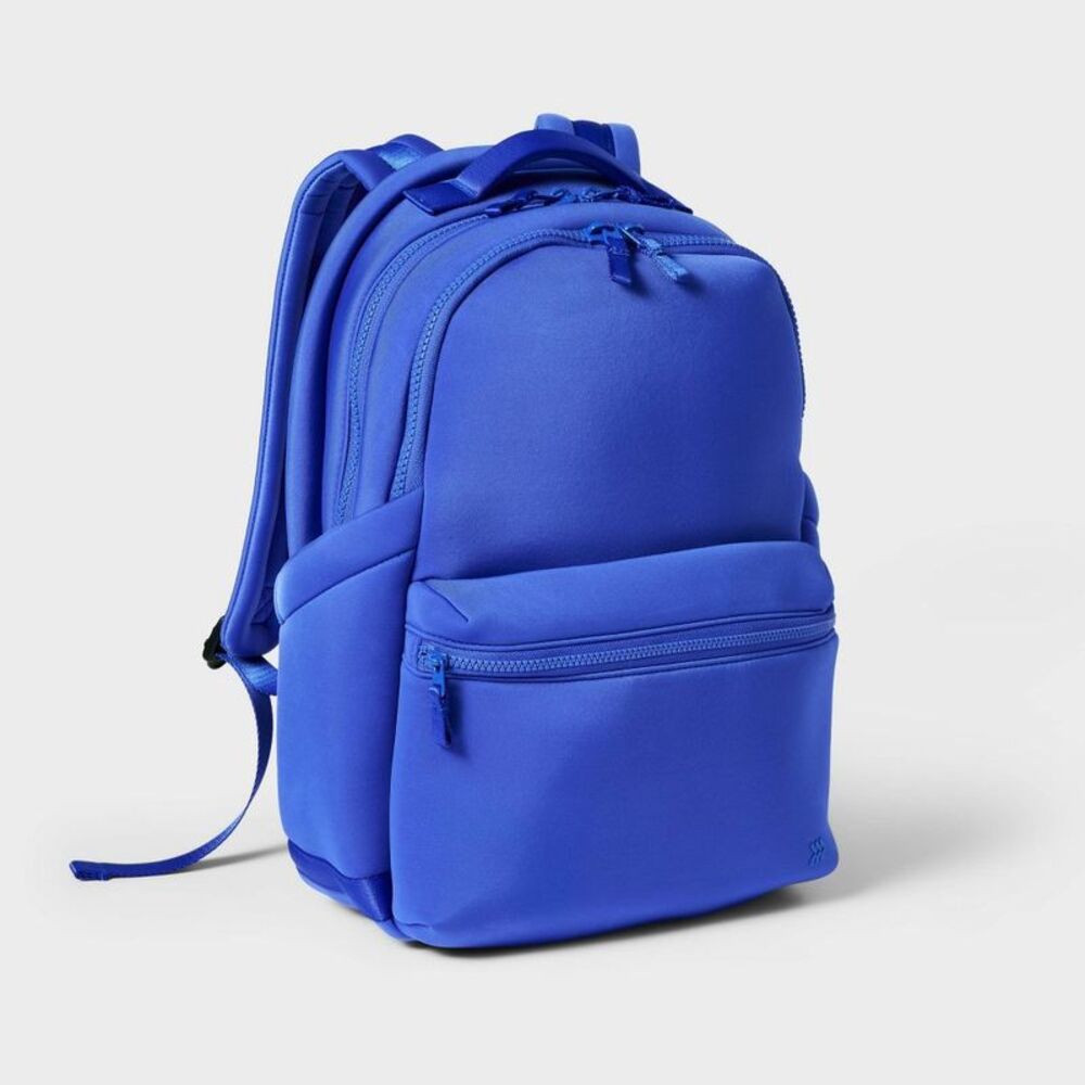 Faux Neoprene 17" Backpack - All In Motion Blue